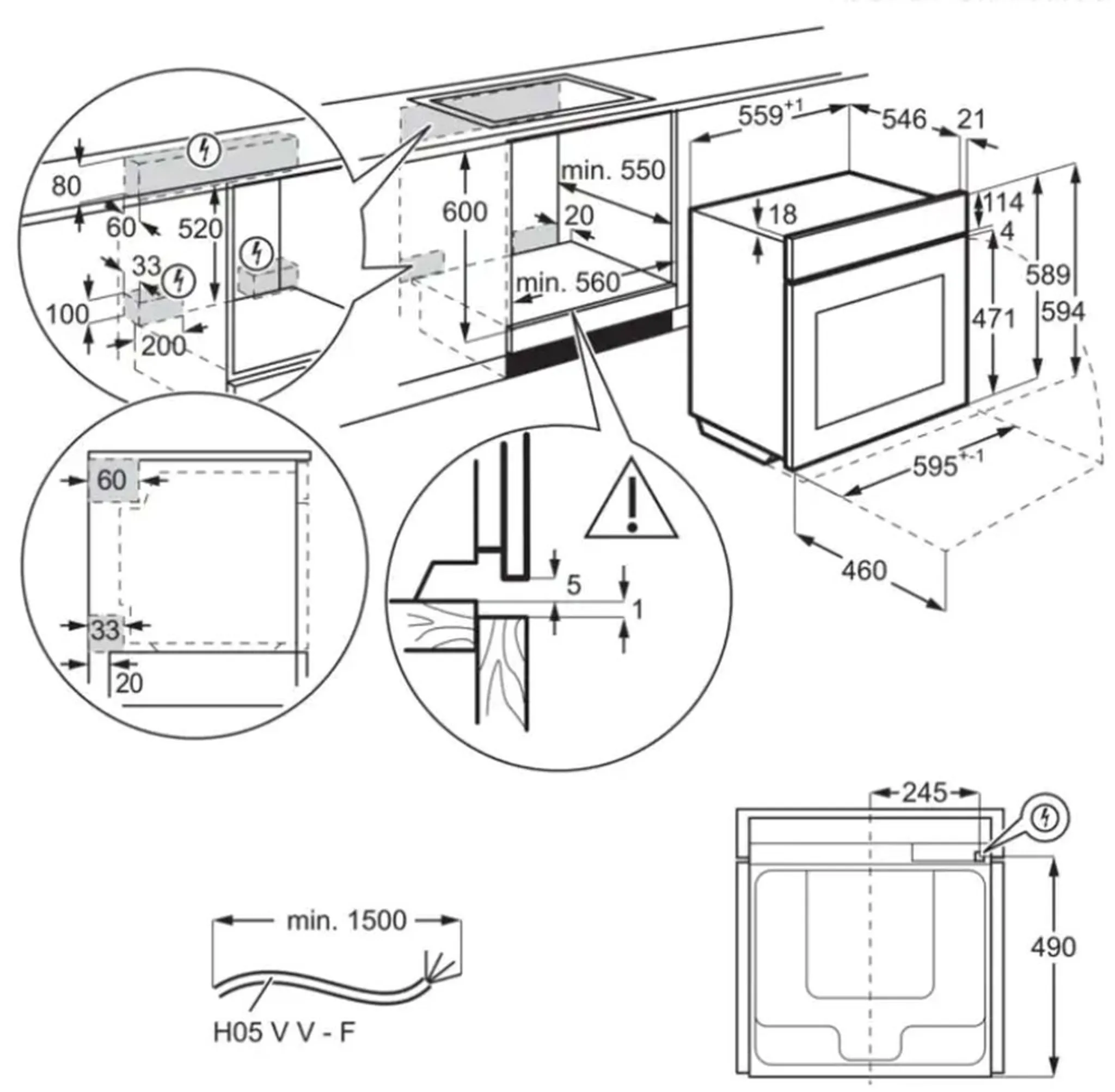 AEG BSK782280M, Einbauherd/Backofen, Edelstahl mit Antifingerprint, EAN:7332543839599