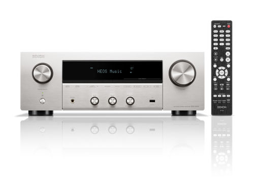 DENON DRA-900H 2.2-channel 145W 8K AV receiver (Bluetooth, WLAN) with HEOS Built-in, silver DENON DRA-900H 2.2-channel 145W 8K AV receiver (Bluetooth, WLAN) with HEOS Built-in, silver