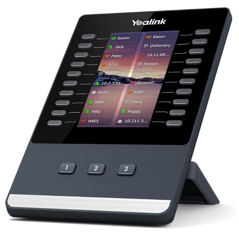 Yealink IP-Add-On-Modul Schwarz, Grau 23 Tasten