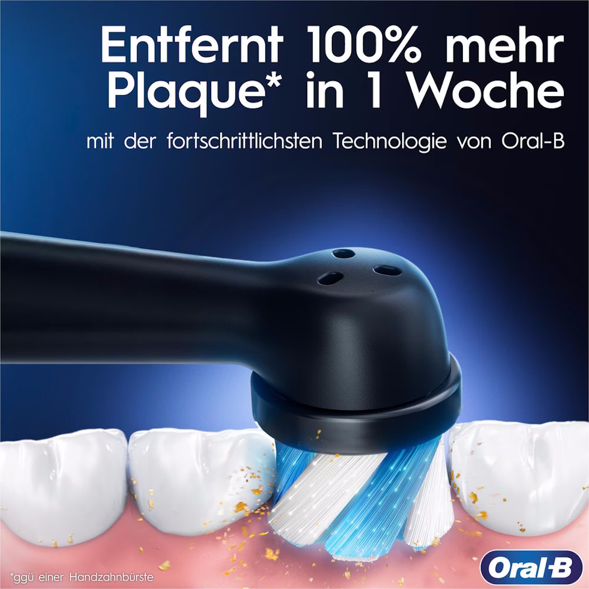 Effective cleaning with the Oral-B iO White Clean toothbrush