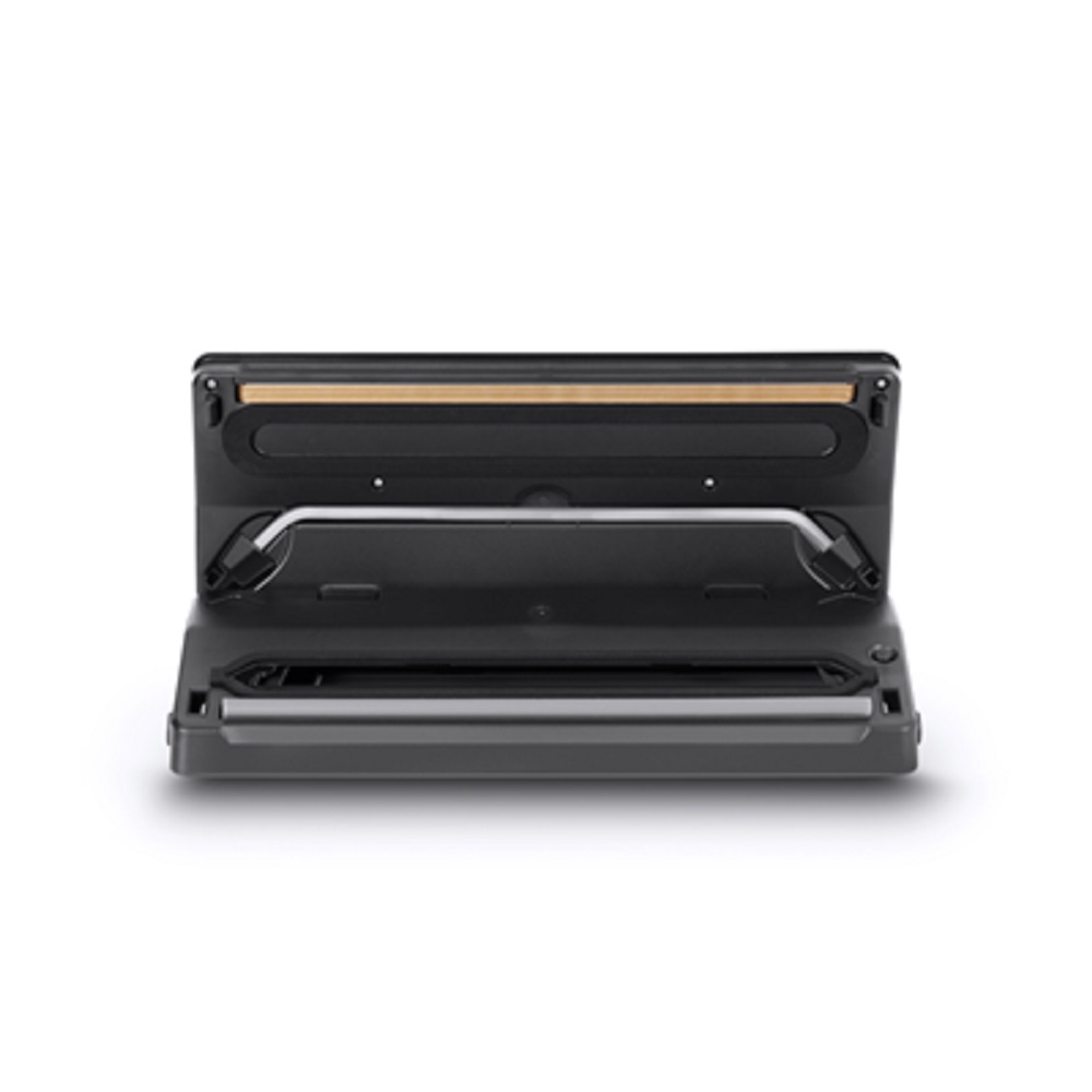 Detailed view of the double seal seam for secure closure