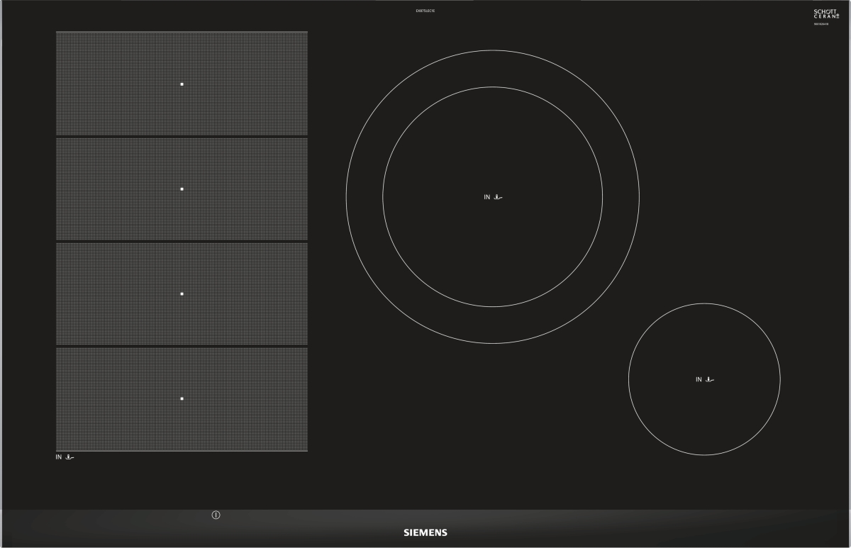 Close-up of the dual lightSlider control panel